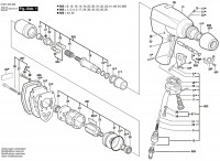 Bosch 0 607 450 598 ---- Pneumatic Impact Wrench Spare Parts